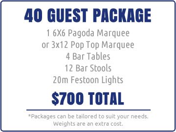 40 Guest Package