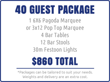 40 Guest Package