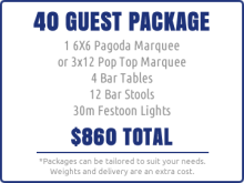 40 Guest Package