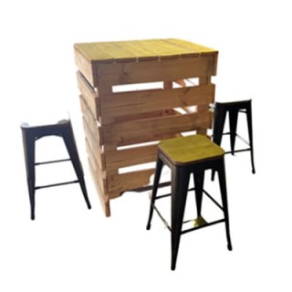 high-bar-table-4-stools-hire-perth