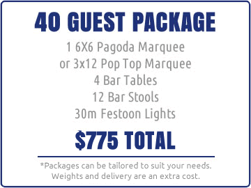 40 Guest Package