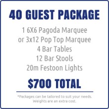 40 Guest Package
