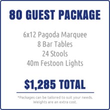 80 Guest Package